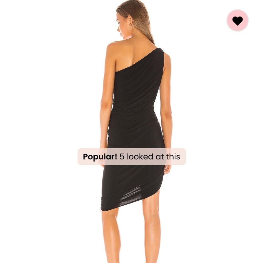 Norma Kamali Diana dress black mini - Picture 2 of 6